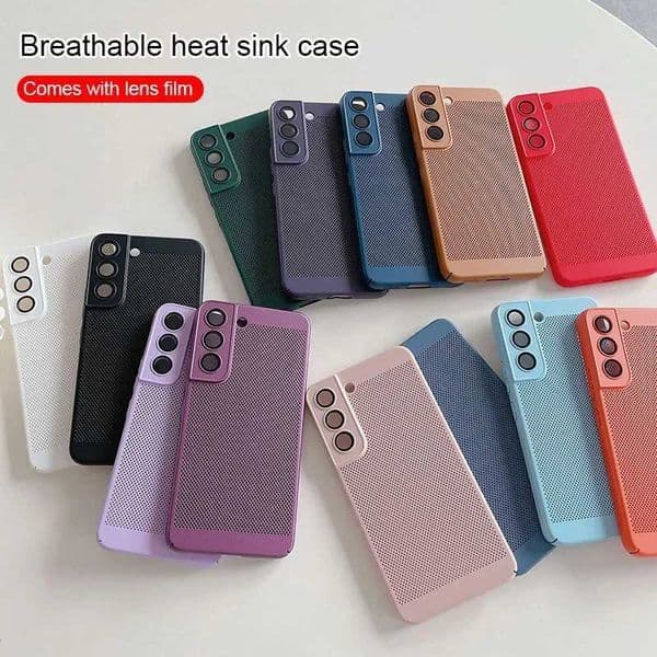 Breathable cooling box suitable for Galaxy S24 UITra S23 S22 S21 Plus PC hard back cover M241209