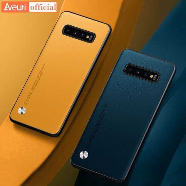 Hot Sale Suitable for S10 5G phone case Coque luxury PU leather case suitable for Galaxy S10 Plus S10 Plus matte silicone protective cover T241209