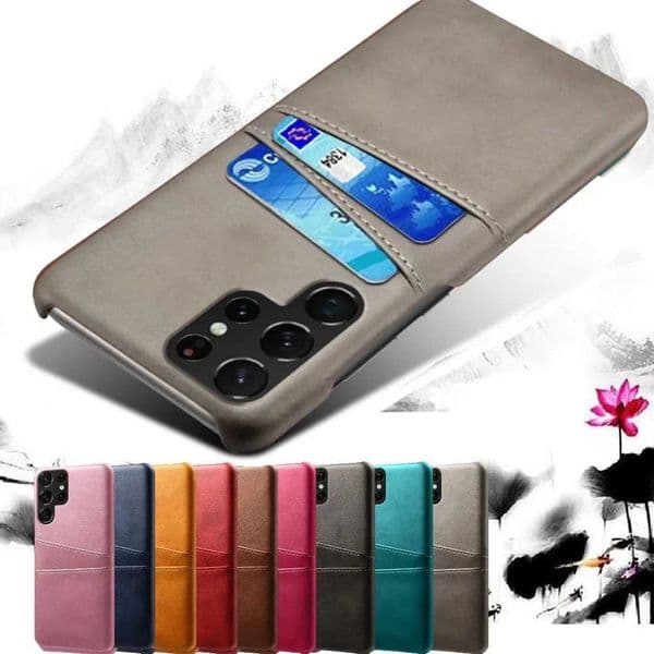 Hot Sale Designer Phone Case For Galaxy S23 Ultra S22 S21 S10 Plus 5G S9 S8 Wallet Credit Card Holder ID Slot Case Note 20 10 9 Cover Coque T241209