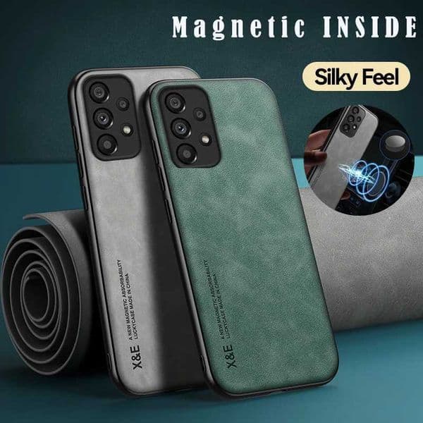Hot Sale Designer Phone Case For Galaxy A51 A71 A21S A12 A52 A72 A33 A53 A73 M33 A50 matte back cover with built-in magnetic luxury leather phone case T241209