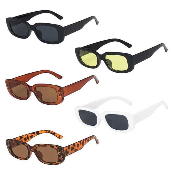 Retro Trendy Square Sunglasses Bicycle Glasses Womens Leopard Pattern Fashion Sunglasses UV resistant Travel Fishing Hiking Glasses W241210