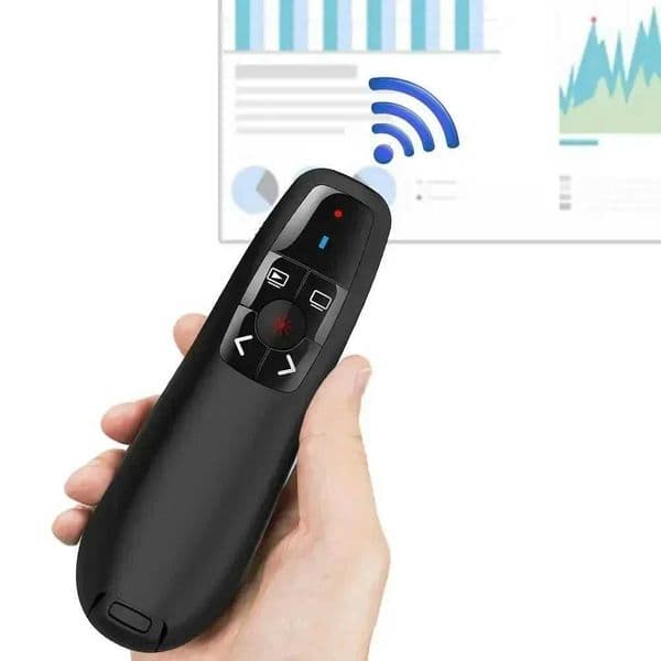 YS Powerpoint Pen Remote Control Wireless Smart Presentation Clicker Remote Control Presenter Pointer PPT Slide AdvancerXJ241210