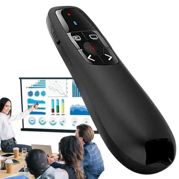 2024 NEW 2.4GHz Wireless Power Point Pen Presentation Clicker USB Remote Control Flip Presenter Pointer PPT Slide Advancer PensXJ241210