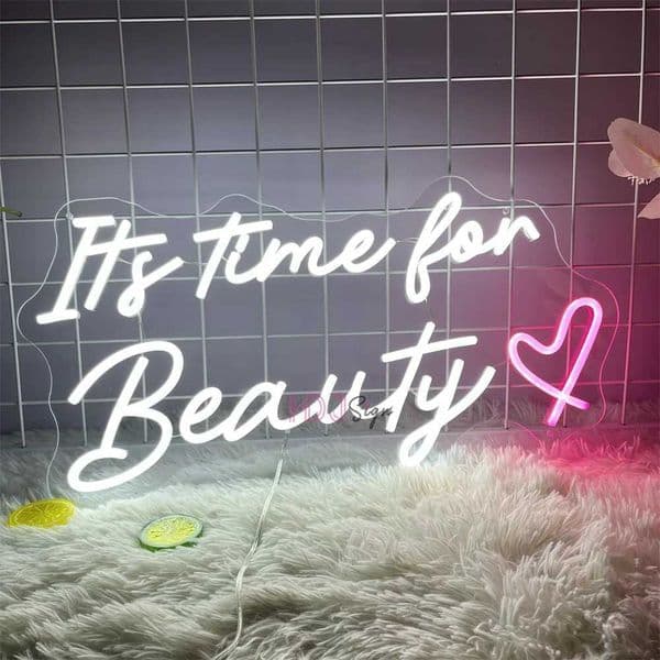 Now is the time for eyelash beauty LED neon sign lights eyelash room decoration wall art neon sign lights beauty salons decoration commercial sign boards X241210