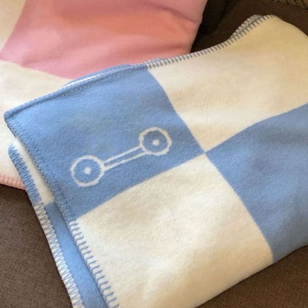 New Baby Suitable For 3-6 Years Old 130/100Cm Cashmere Soft Pattern Wool Blanket Decorative Knitted Blankets B2