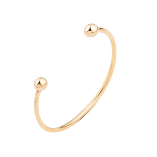 Hot Fashion Women Girls Silver Gold Stainless Steel Black Rope Rope Bangle Bracelets Jewelry A Gift