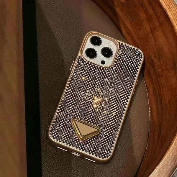 designer Cell Phone Cases Bling Diamond Case for Apple iPhone 16 Pro Max 15 Promax 14 Plus 13 Pro 12 11 Luxury Rhinestone Glitter Sparkle Velvet Lining Back Cover Coque F