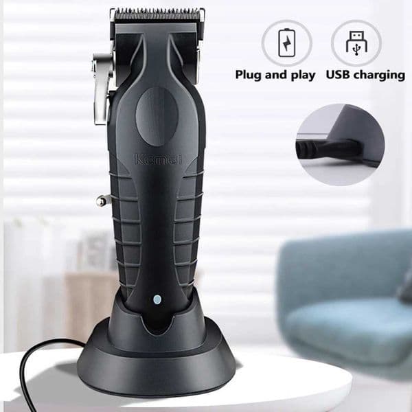 Kemei Professional Mens Hair Clipper Adjustable Cordless Electric Hair Clipper Rechargeable Hair Clipper M241212