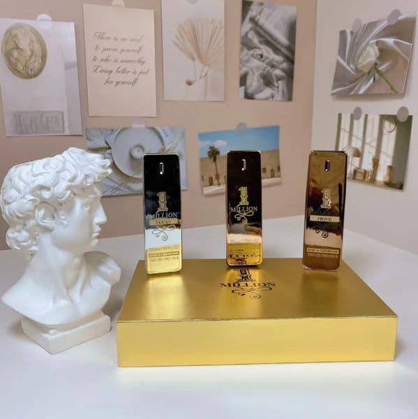 perfume cologne designer fragrance Million Men's Medium Gift Set: 30ml x 3 Women's Perfume, Durable Fragrance, Body Spray, Cologne, Fast Shipping