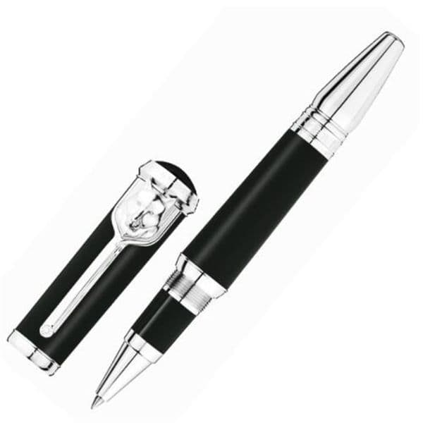 MOM Luxury Rollerbll Ballpoint Pens Writing Stationery Writer VH Fountain Silver Grey Black Green Fountain With Series Number