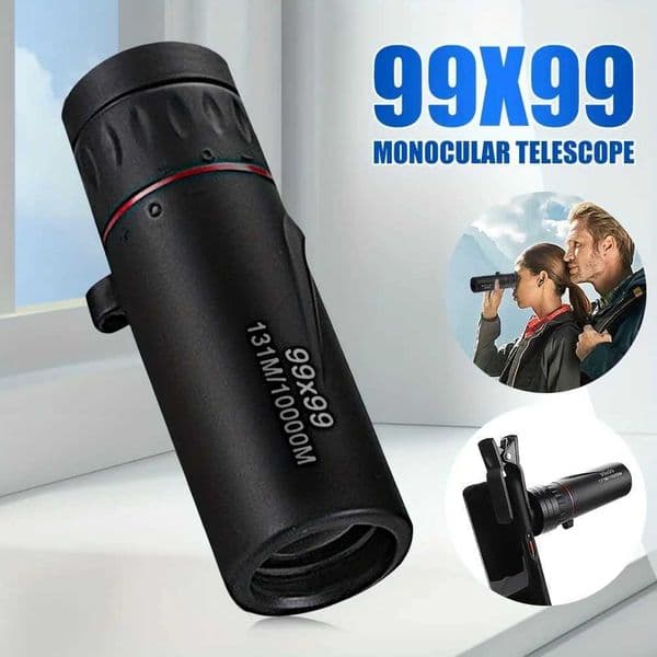 2026 New Monocular Telescope 99X99 HD Binocular Portable Green Film Optical Zooming outdoor MINI For Hunting Concert Tourism Camping Hiking
