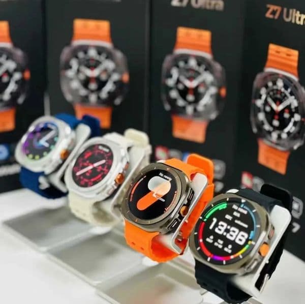 2024 New Watch 7 Classic Smart Watch Men Women Bluetooth Call HD AMOLED Voice Call NFC GPS Sports Watches IP68