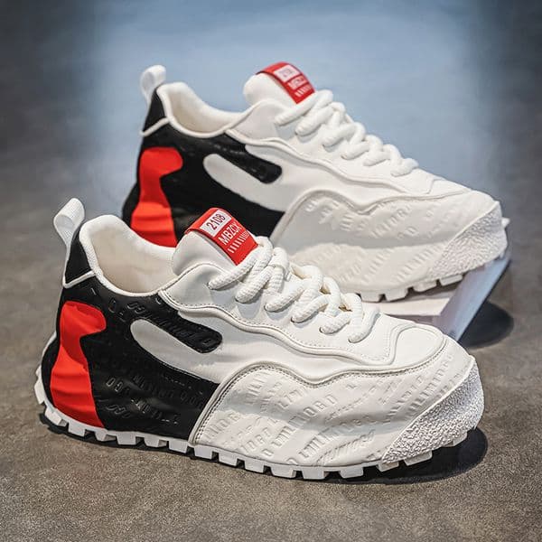 Men Casual New Design Style Trendy Fashionable Thick Sole Mesh Walking Shoes fashion