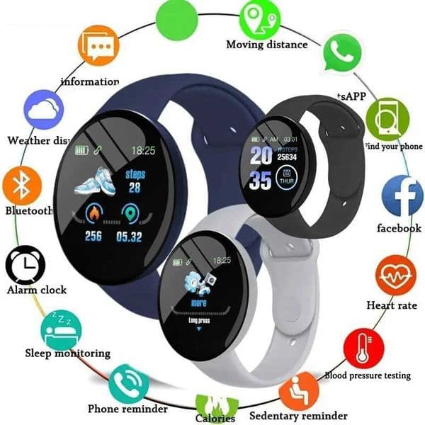 B41 Smart Bracelet Real Step Count Fashion Alarm Clock BT Music Fitness Tracker Sports Smart Watch Android D18 T241213