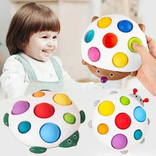 Childrens Educational Hedgehog Press Soft Key Concentration Training Early Education Toys Hand-Eye Coordination Small HedgehogXJ241212