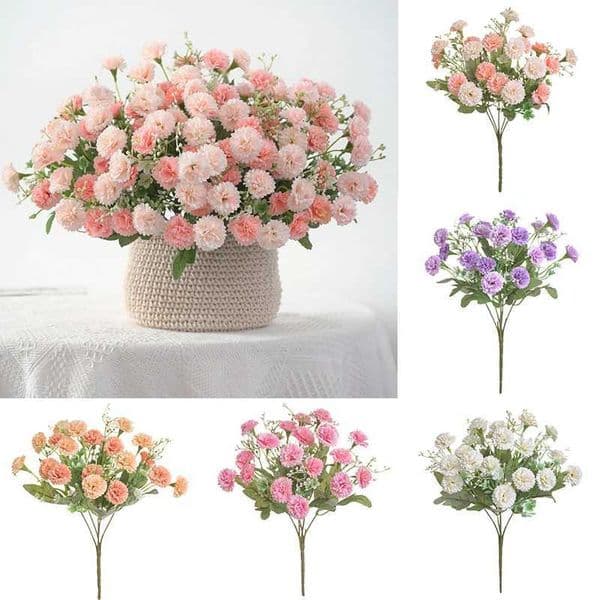 1 Bunch 31Cm20 Heads Lilac Simulation Flower Living Room Dining Table Home Garden Wedding Bride Holding Flowers Scene DecorationXJ241212
