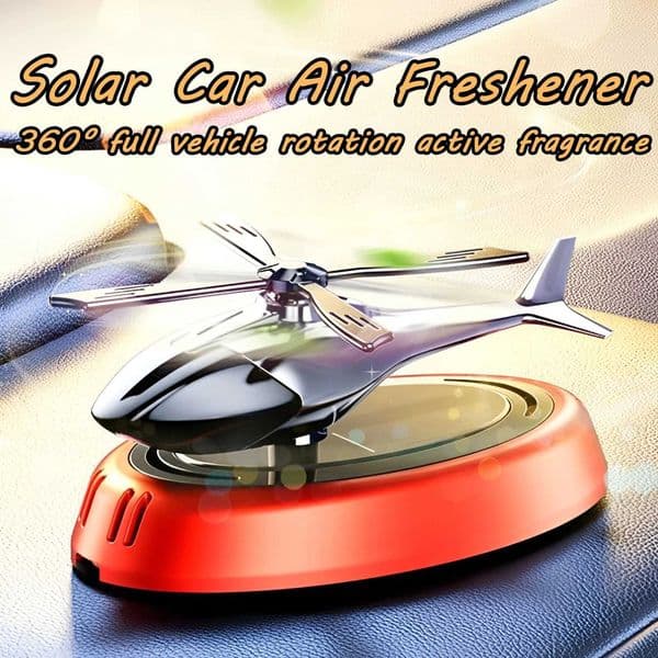 Car Air ener Heliter Solar Propeller Rotating Aroma Diffuser Car Styling Fragrance Decoration Auto Interior AccessoriesXJ241213