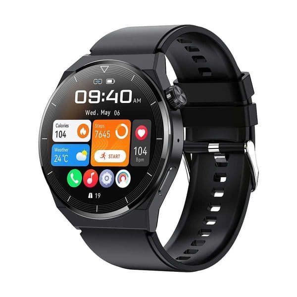 HK46 smartwatch mens NFC BT call smartwatch electronic watch mens watch fitness bracelet strap T241213