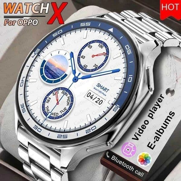 Suitable for Watch X smartwatch mens 1.43-inch always display screen 3D surround vision health monitoring BT call smartwatch T241213