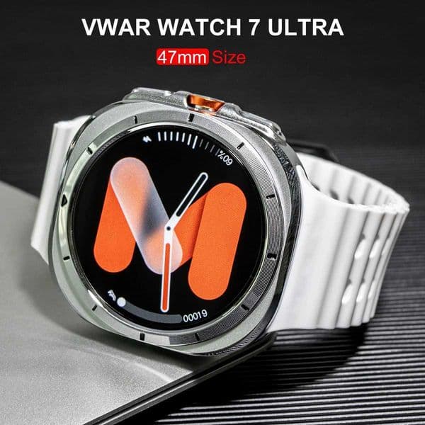 New Vwar JS Watch 7 Ultra 1 1 47mm Smart Watch AMOLED Screen BT Call IP68 Waterproof Mens Smart Watch T241213