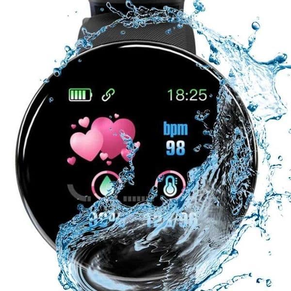 Smart Watch Mens Blood Pressure Smart Watch Womens Waterproof Sports Heart Rate Fitness Tracker Womens Watch T241213