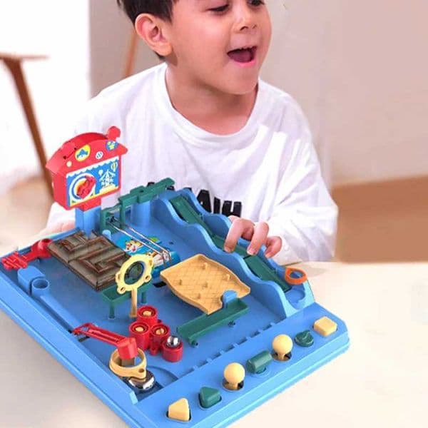Children Intellectual Desktop Game Educational Toys Water Park Ball Maze Screwball Scramble Toy Kid Developing Activi Park ToyXJ241212