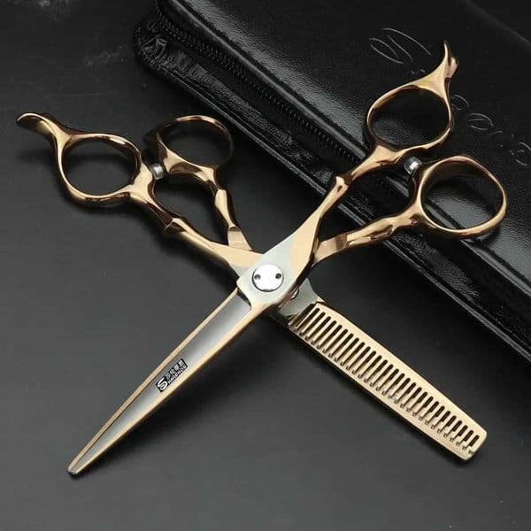 New Arrival Scissors 6 Inch Hairdressing Barber Professional Japanese Steel Thinning Scissors Set Hairdressing Scissors Salon 440C Z241213