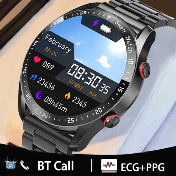 HW20 Smart Watch Men ECG+PPG Smartwatch Waterproof BT Call Heart Rate Monitoring Message Reminder Sports Watch For Men T241213