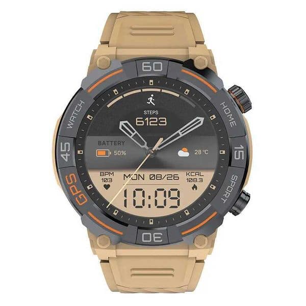 New GPS smartwatch MG02 BT calling outdoor sports watch with ring compass air pressure highly waterproof watch for men and women T241213