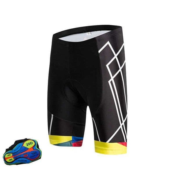 Best seller Bicycle Shockproof Bib Shorts Men Outdoor Wear Bike Cycling pants Summer Breathable 20D Gel Padded Cycling ShortsXJ241214