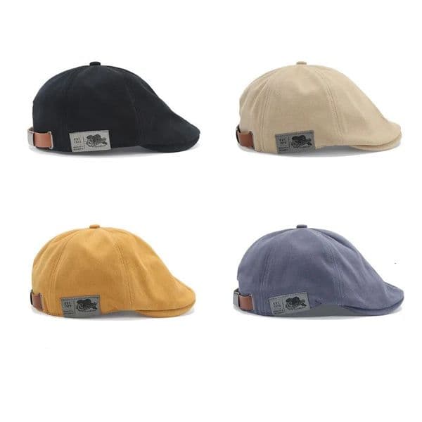 Retro classic berberine suitable for both men and women Japanese street trend wearing a hat on the back Korean version of 241210