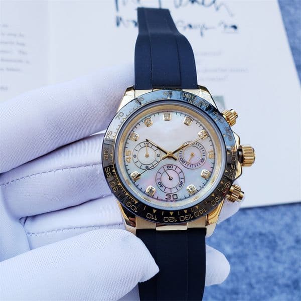 2025 luxury Mens watch 40MM montre designer watches stainless steel /rubber strap Luminous sapphire glass waterproof master automatic wristwatches Montres de luxe