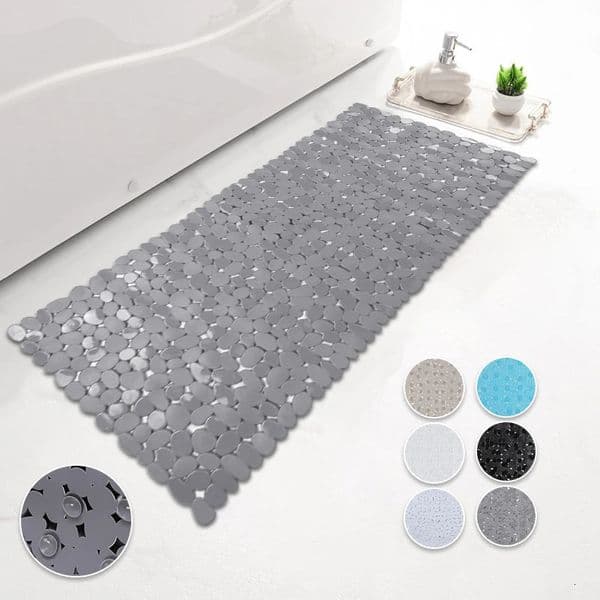 Environmentally friendly PVC waterproof bath mat safe suction massage mat anti slip shower mat anti slip bath mat for elderly and children 241209