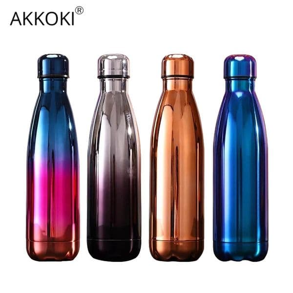 Customized 500ml stainless steel vacuum foil water bottle 241223