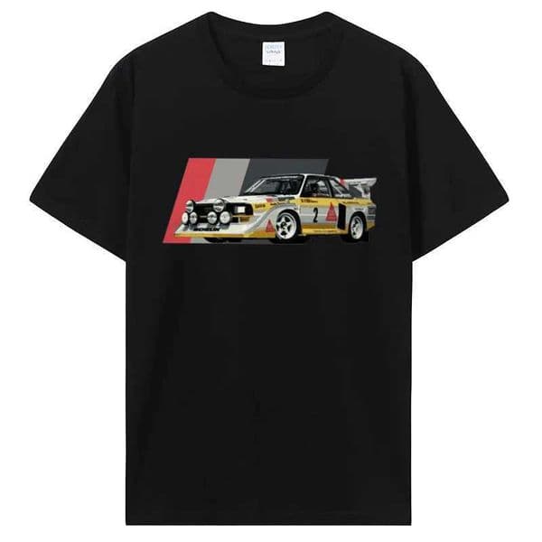 Sport S E2 Group B Rally Car Stig Blomqvist Mikkola And Walter T-Shirt Casual T Shirt Cotton Tops Mens Clothing Unisex Tshirt W241216