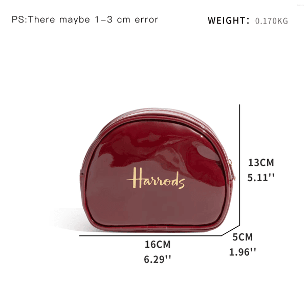Waterproof Makeup Bag NEW Hot - Lightweight Travel Cosmetic Bag, Pvc, Solid Color, Compact Zipper