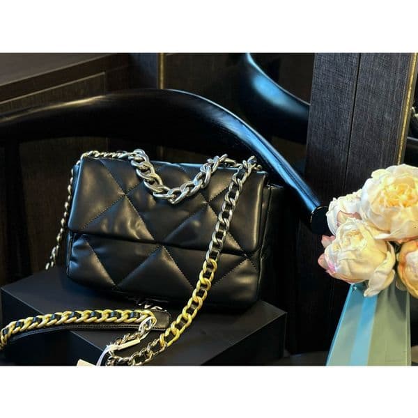 3 size Flap Mini Ladies Designer Bags Solid Color Quality Sheepskin Wallet Totes Shoulder Handbag Metallic Sequins Classic Handle Chains Cross Body