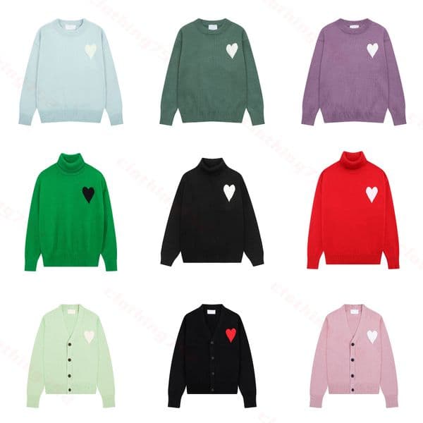 sweater men designer sweater men high quality Love embroidery pattern autumn and winter men and women classic casual knit loose couple crew-neck sweater US Size S-XL