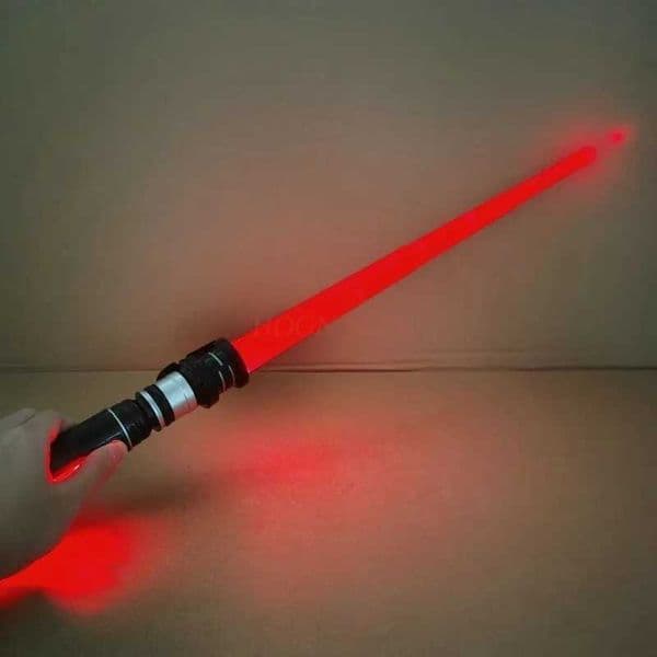 Light sword new telescope Lightsaber toy role-playing glowing music star laser toy sword childrens toy boy gift X241217