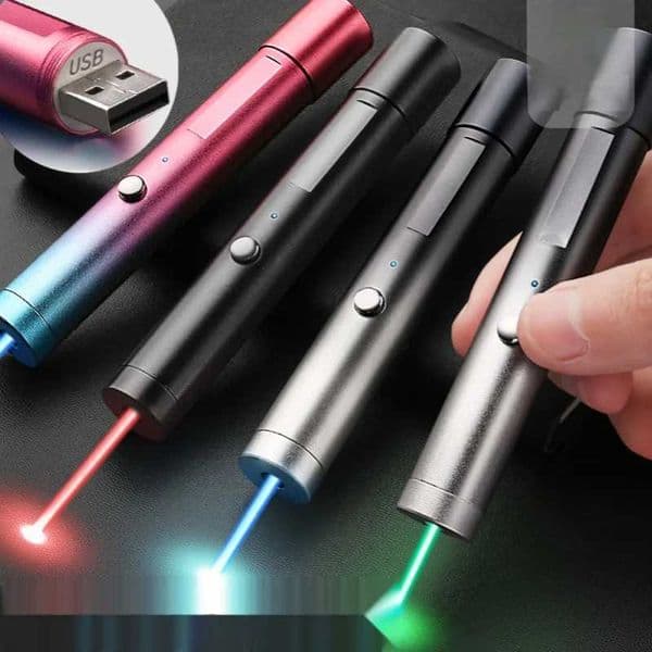 GY Laser Pen Sand Tray Shooting Pen USB Charging Infrared Remote Control Shooting Fun Cat Laser Strong Light Indicator Pen T241218