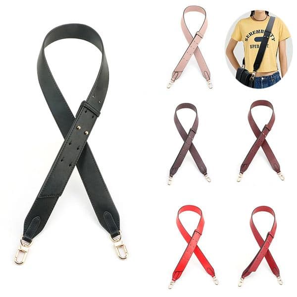 3.5CM wide 97-110cm adjustable bag with PU leather bag handle accessory for making accessories for armpit bags 241218