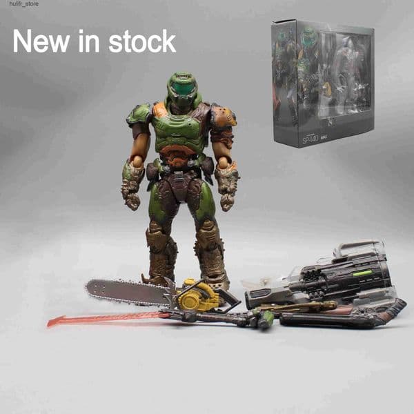 Action Toy Figures 17cm Figma SP-140 Doom Slayer Eternal Action Figure Collection Model Statue Anime Destroy Warrior Doom Movable Figurine Toy Gift L260615