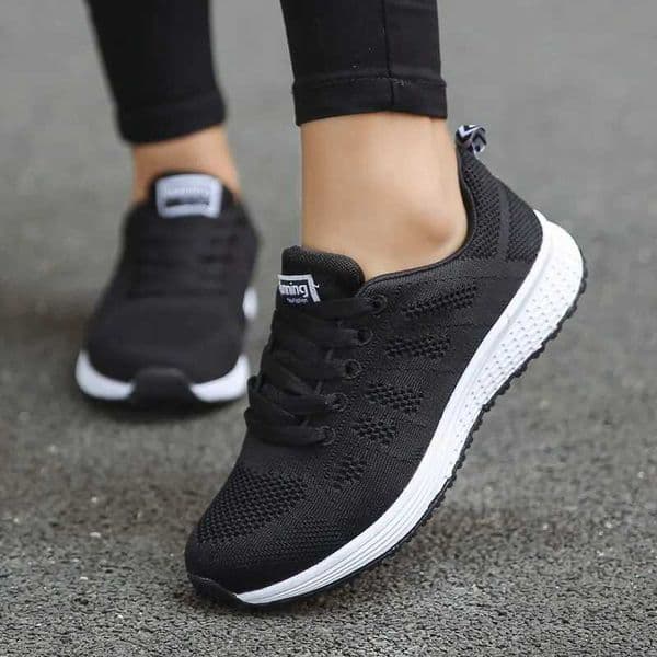 Women Casual Shoes Fashion Breathable Walking Mesh FlatShoesSneakers White Female Footwear Z250523