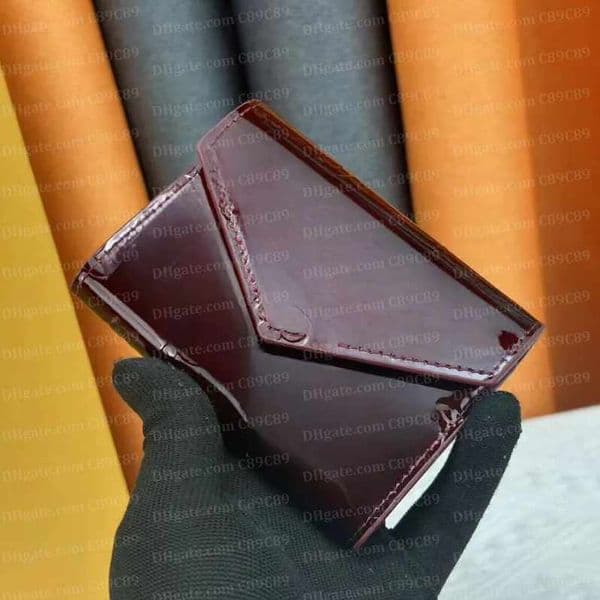 10A Quality Women Cosmetic Bag, Short Wallet, Clutch, Credit Card Holder, Envelope Bag, Business Card Holder Bag, Designer Wallets Bags, With Box