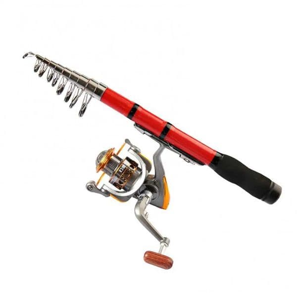 New Short SmallTelescopic Fishing Rod Sea Mini Short Section Telescopic Lure Rod Fishing Gear Fishing Rod AccessorieXJ241219