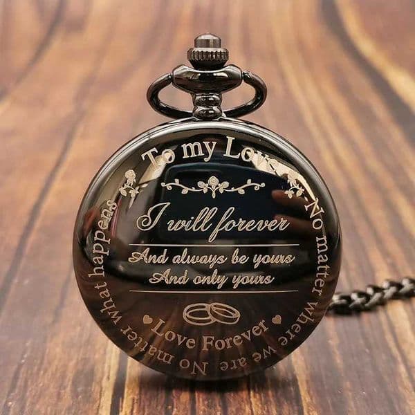 New Design To My Quartz Pocket Necklace Chain Fob for Mens Womens r Best Gifts Husband Son SouvenirXJ241219