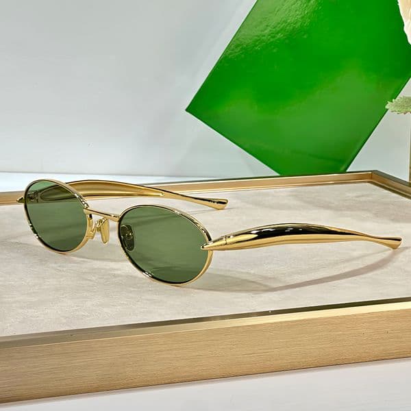 Designer Pilot sunglasses womens Metal oval frame 1386 Luxury mens sunglasses Outdoor Goggles Classic Glasses Anti-UV400 With box