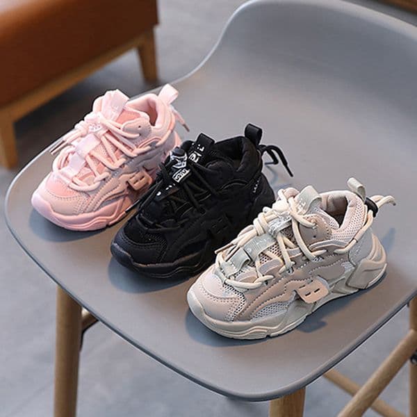 Kids Sport Shoes For Boys Girls Children Casual Tennis School Sneakers Kidsnest Non Slip Baby Running Sports Shoes Sizes US 7C-5Y