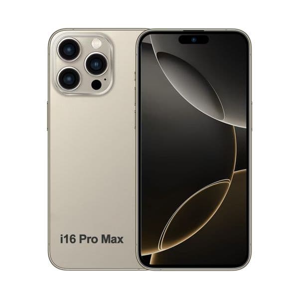 i16 Pro Max Wireless Charging 5G Android13 Smartphone | 512GB+, 12MP Dual Camera, Facial Recognition, 6.9-inch Screen, Resale Supply Chain