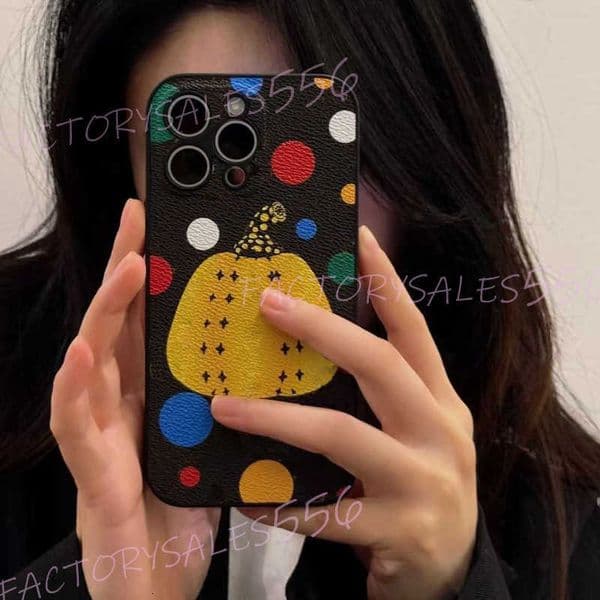 Fashion Cover Designer phone cases iPhone 16 15 14 plus 13 12 11 Pro max 13Pro 14Pro Pumpkin Personalized and Creative Leather Anti Drop Full Protective Cover